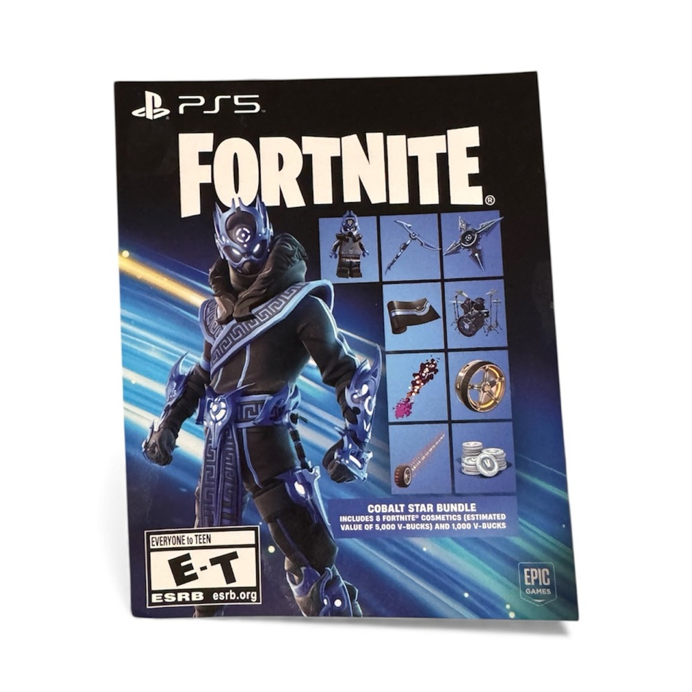 PS5 Fortnite Cobalt Star Bundle Unscratched